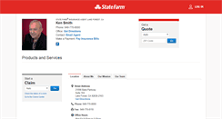Desktop Screenshot of kensmithinsurance.net