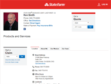 Tablet Screenshot of kensmithinsurance.net